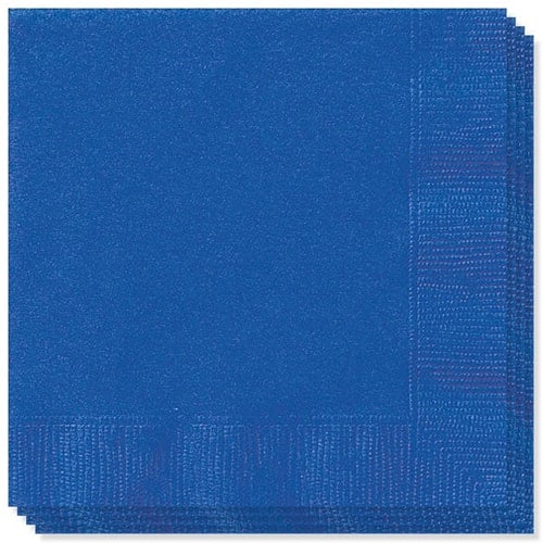 Royal Blue 2 Ply Napkins - 13 Inches / 33cm - Pack of 100 Product Image