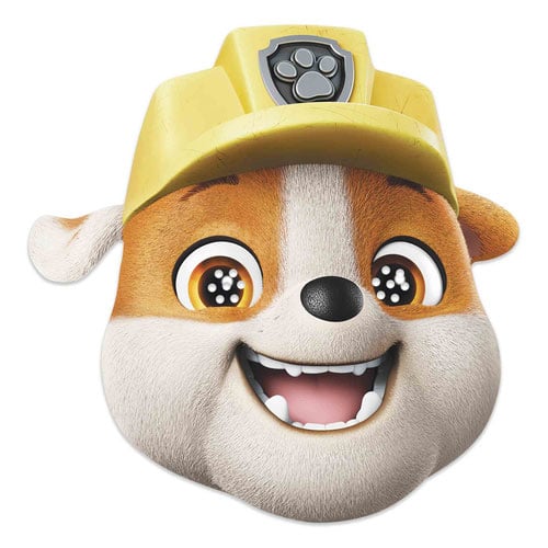 Rubble Paw Patrol Cardboard Face Mask
