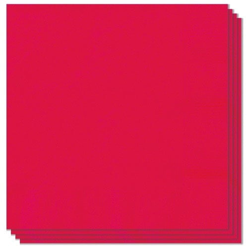Ruby Red Paper Luncheon Napkins 2 Ply 33cm - Pack of 20 Bundle Product Image