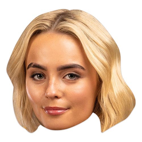 Ruby Sunday Doctor Who Millie Gibson Cardboard Face Mask Product Gallery Image