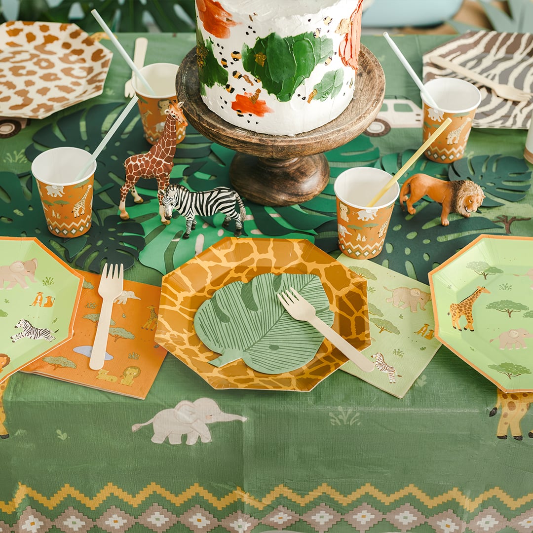 Safari Animal Paper Luncheon Napkins 2 Ply 33cm - Pack of 12 Product Gallery Image