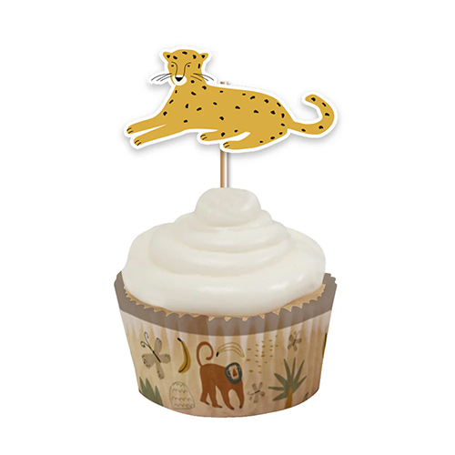 Safari Animals Paper Cupcake Cases - Pack of 60 Product Gallery Image
