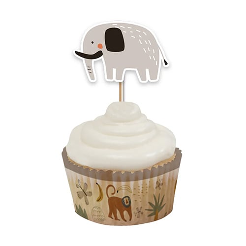 Safari Animals Paper Cupcake Cases - Pack of 60 Product Gallery Image