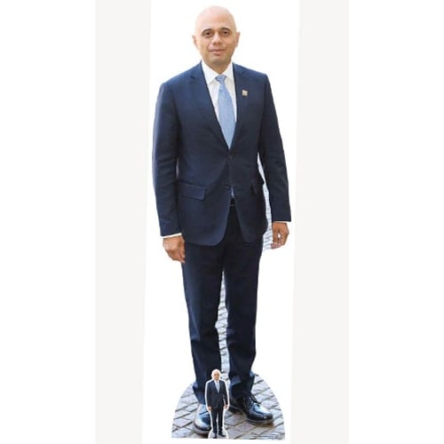 Sajid Javid Lifesize Cardboard Cutout 177cm Product Gallery Image