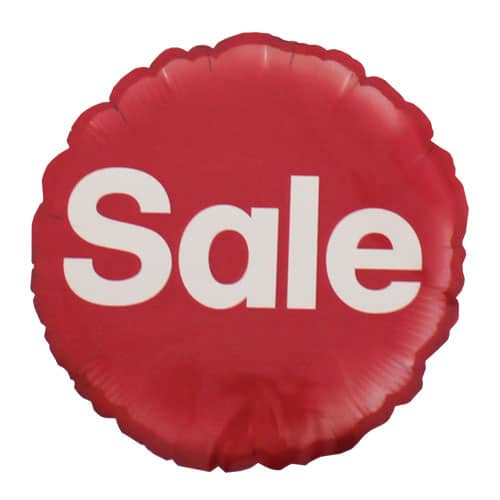 Sale Round Foil Helium Balloon 46cm / 18 in Product Image