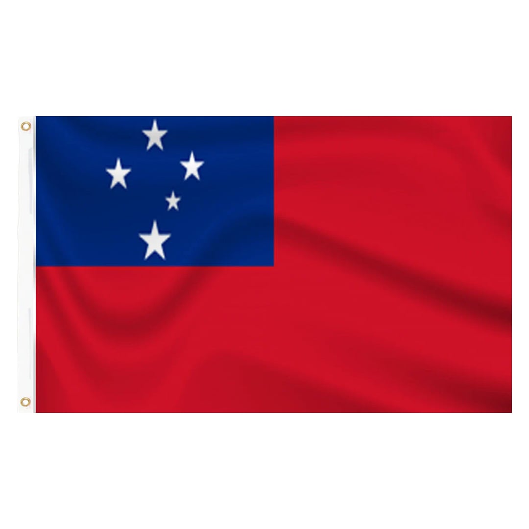 Samoa Poylester Flag - 5 x 3 ft