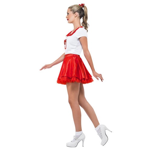 Sandy Olsson Grease Cheerleader Fancy Dress Costume Ladies Small - UK 8-10 Product Gallery Image