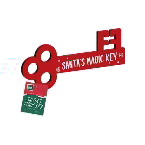 Santa's Magic Wooden Christmas Key Product Image