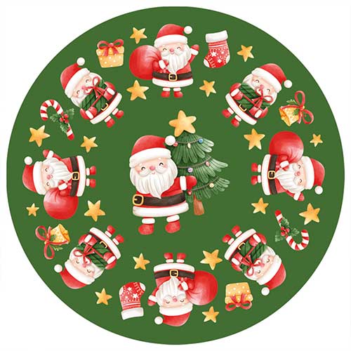 Santa and Friends Christmas Paper Cupcake Cases - Pack of 60 Product Gallery Image