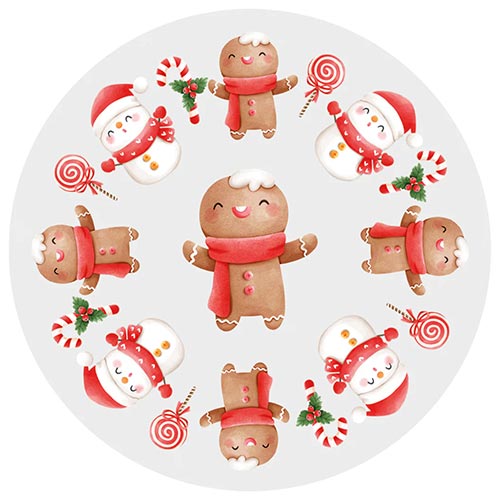 Santa and Friends Christmas Paper Cupcake Cases - Pack of 60 Product Gallery Image
