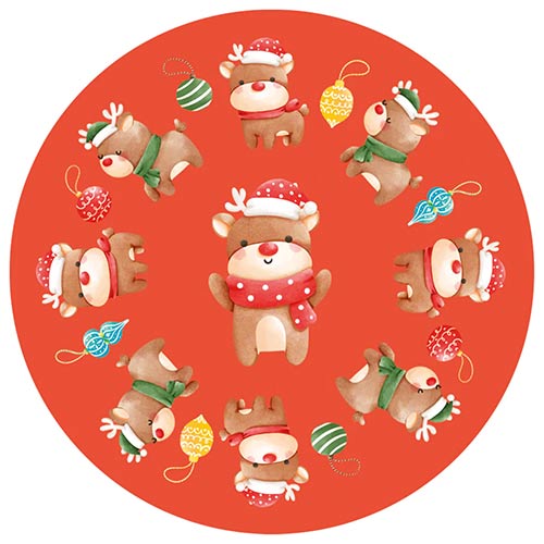 Santa and Friends Christmas Paper Cupcake Cases - Pack of 60 Product Gallery Image