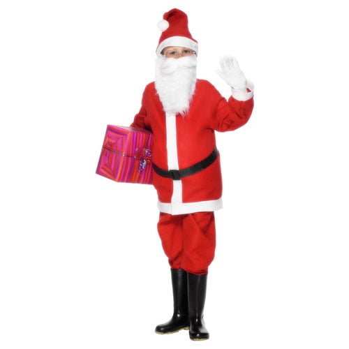 Santa Boy Christmas Fancy Dress Costume Kids Small - Age 4-6 Product Gallery Image