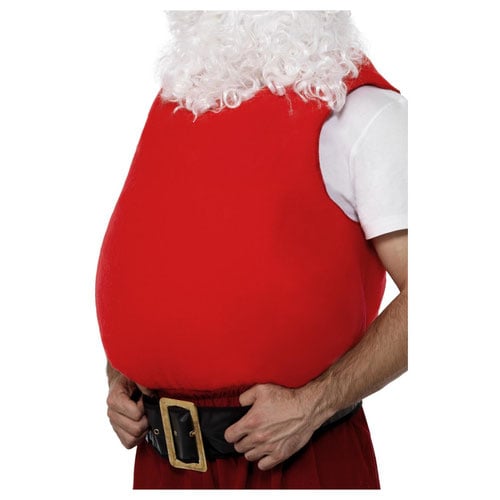 Santa Claus Belly Stuffer Christmas Fancy Dress Costume Accessory Unisex Adult One Size Product Gallery Image