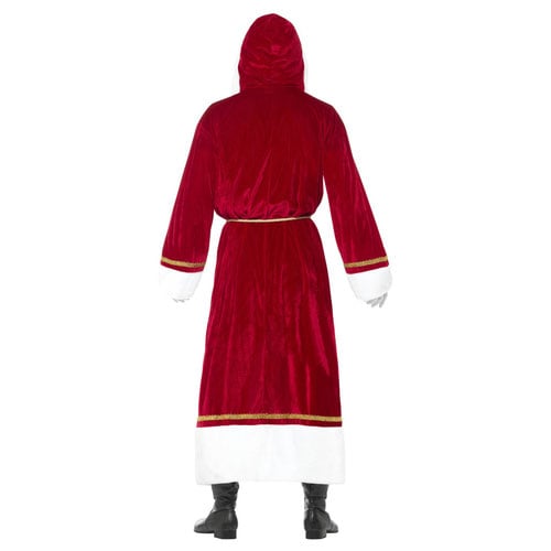 Santa Claus Christmas Cloak Deluxe Fancy Dress Costume Adult Mens Medium / Large Product Gallery Image