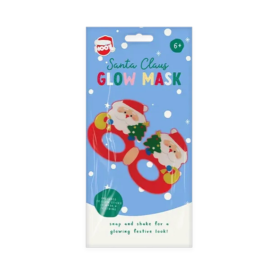 Santa Claus Christmas Glow Eye Mask Accessory 17cm