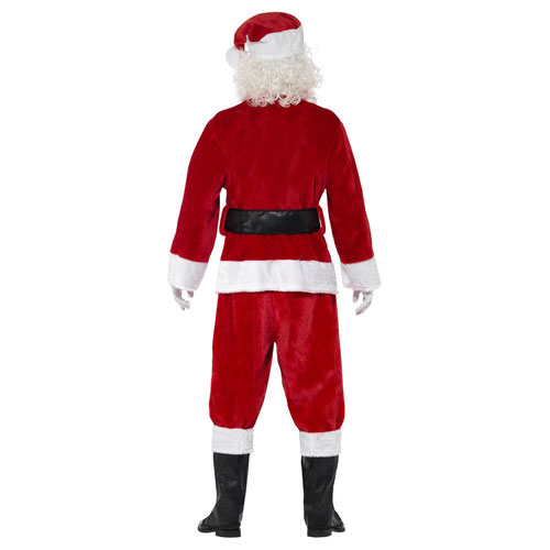 Santa Claus Deluxe Christmas Fancy Dress Costume Adult Mens One Size Product Gallery Image