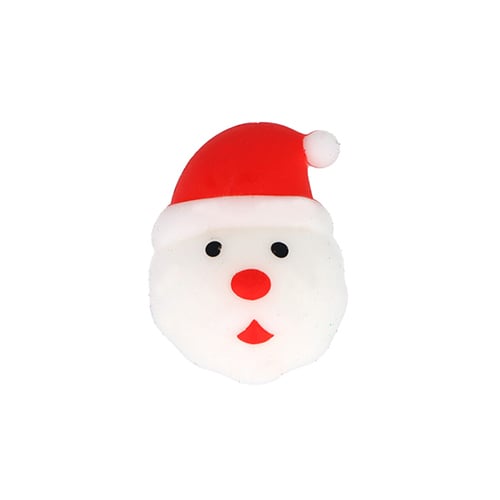 Santa Claus Face Christmas Squishy Toy Product Gallery Image