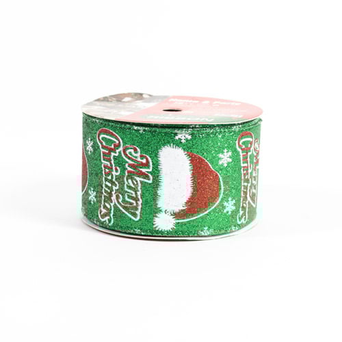 Assorted Traditional Red and Green Luxury Christmas Decorative Wired Ribbon Reels 3m - Pack of 12 Product Gallery Image