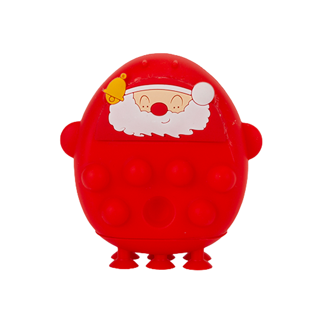 Santa Claus Pop It Bubble Christmas Fidget Toy 8cm