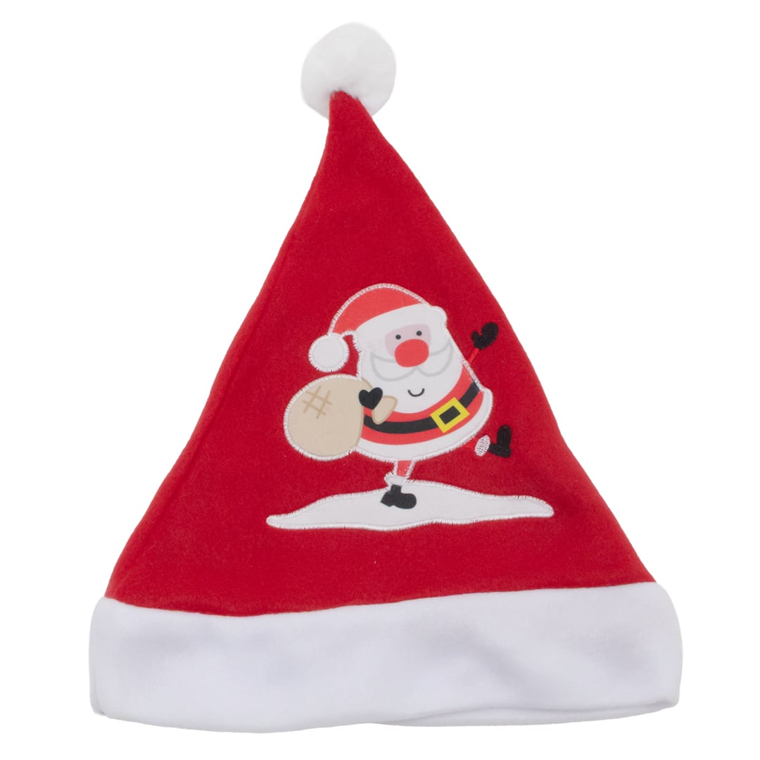 Santa Claus Red Fleece Christmas Hat