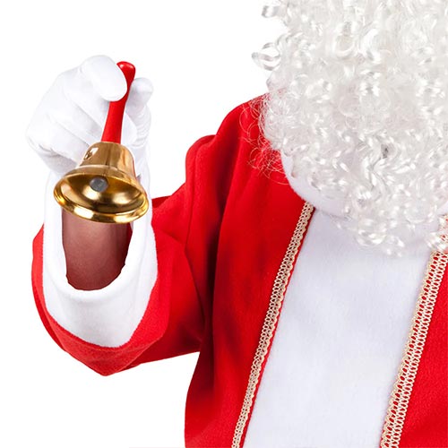 Santa Claus Red Novelty Bell Product Gallery Image