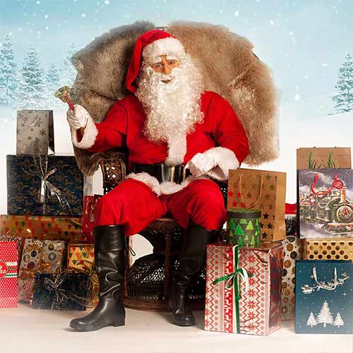 Santa Claus Red Novelty Bell Product Gallery Image
