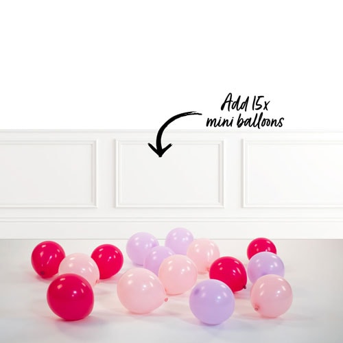 Inflated Pink Birthday Balloon Numbers Product Gallery Image