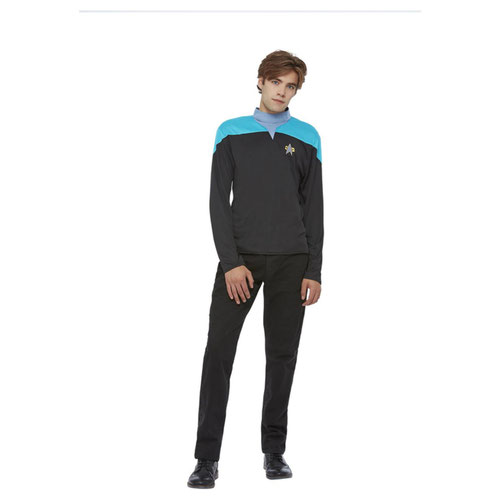 Science Uniform Star Trek Voyager Fancy Dress Costume Adult Mens Medium Product Gallery Image