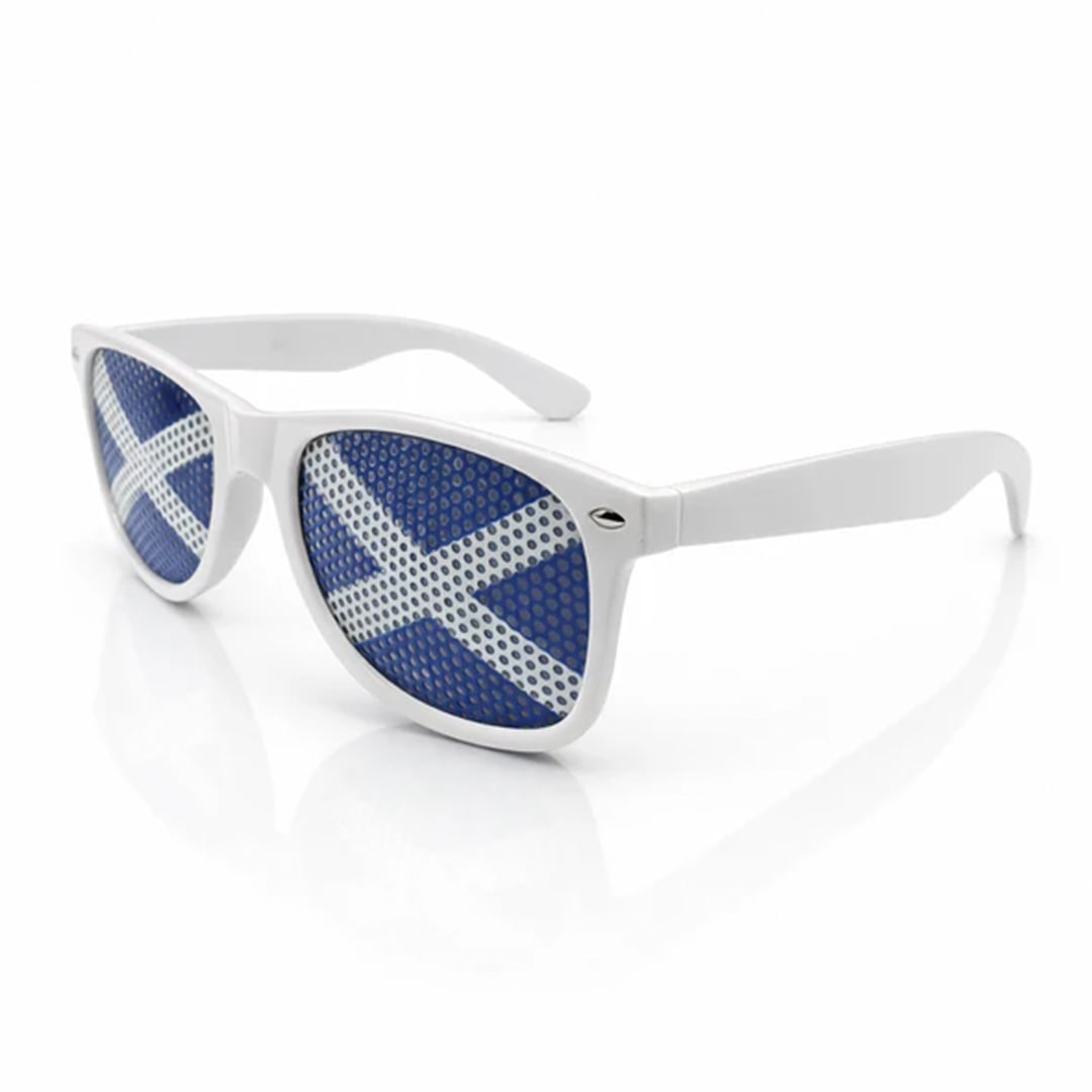 Scotland Flag Plastic Fancy Dress Novelty Pinhole Lenses Glasses