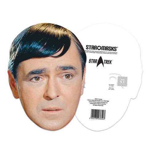 Scotty Star Trek James Doohan Cardboard Face Mask Product Gallery Image