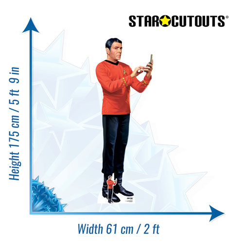 Scotty Star Trek James Doohan Lifesize Cardboard Cutout 175cm Product Gallery Image