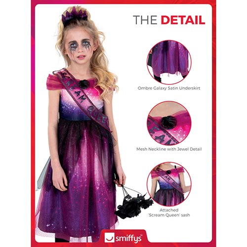 Scream Queen Girls Fancy Dress Costume Kids Medium - Age 7-9 Product Gallery Image