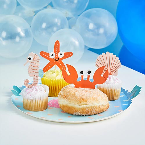 Sea Friends Food Picks - Pack of 12 Product Gallery Image