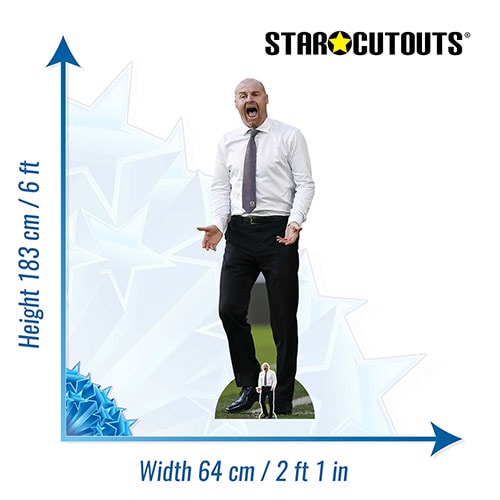 Sean Dyche Football Manager Lifesize Cardboard Cutout 183cm Product Gallery Image