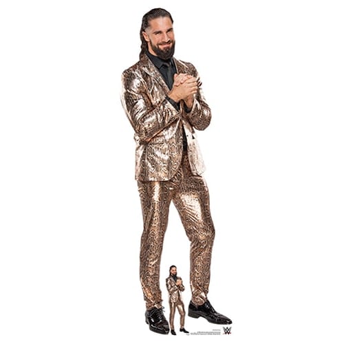 Seth Rollins Gold Suit WWE Lifesize Cardboard Cutout 186cm Product Gallery Image
