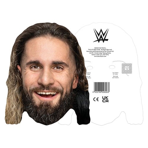 Seth Rollins WWE Cardboard Face Mask Product Gallery Image