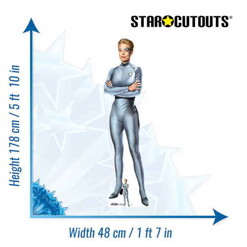 Seven of Nine Borg Jeri Ryan Star Trek Voyager Lifesize Cardboard Cutout 178cm Product Gallery Image