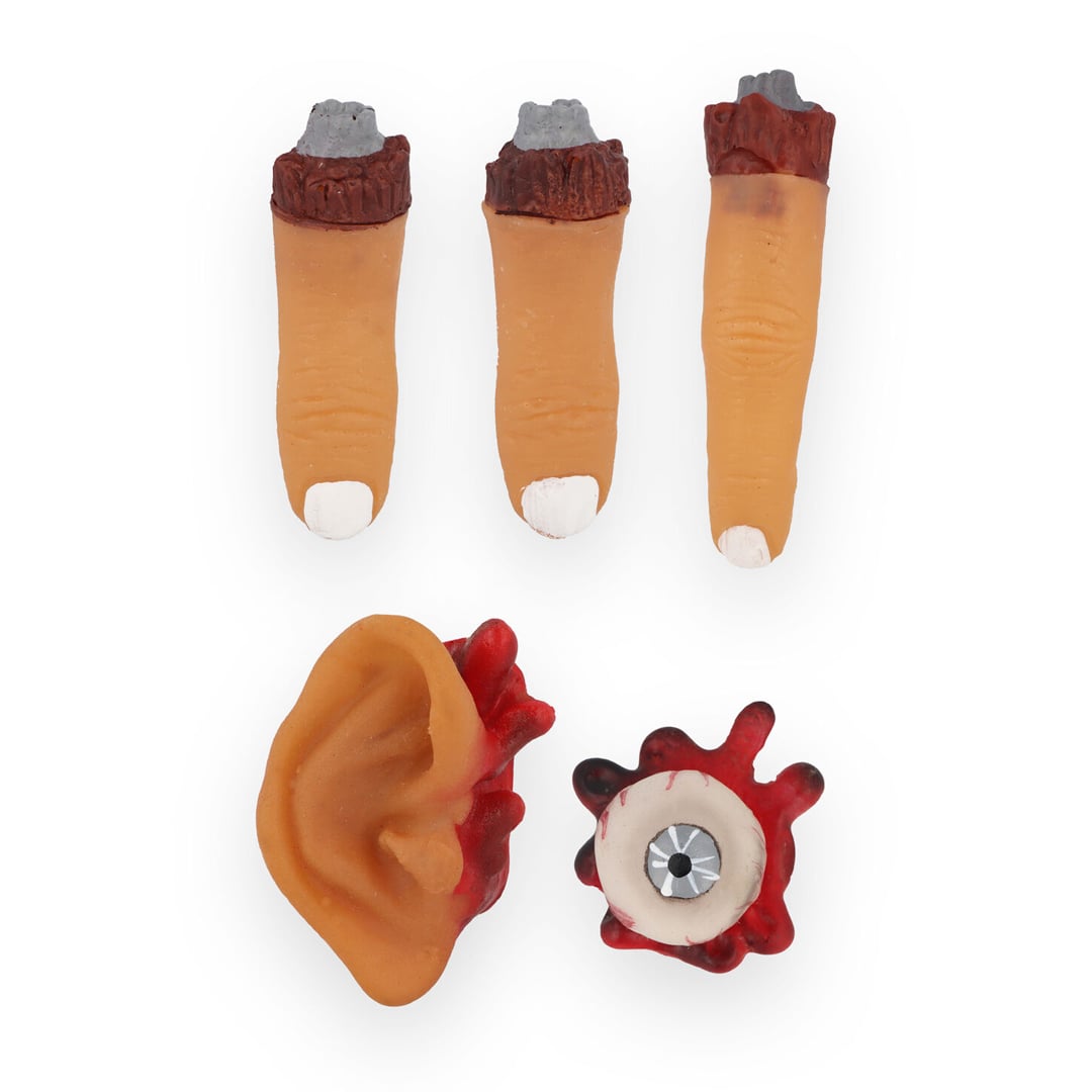 Severed Body Parts Halloween Costume Accessory Decorations - Pack of 5