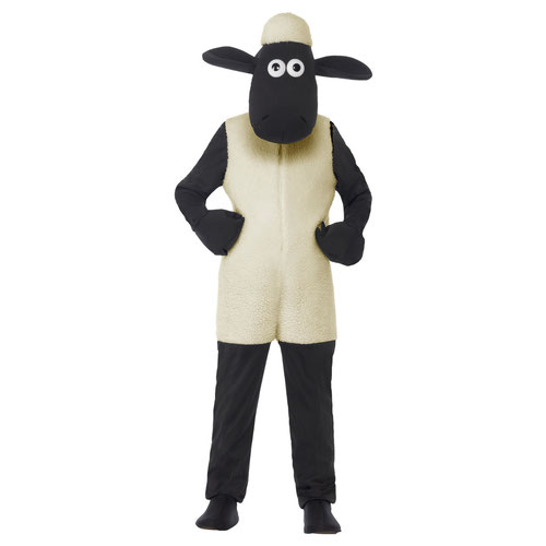 Shaun The Sheep Fancy Dress Costume Kids Unisex Medium - Age 7-9 Product Gallery Image