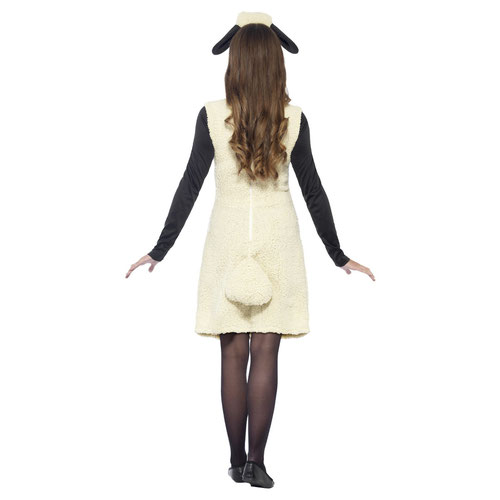 Shaun The Sheep Fancy Dress Costume Ladies Medium - UK 12-14 Product Gallery Image