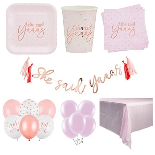She Said Yaaas Hen Party 20 Person Deluxe Party Pack