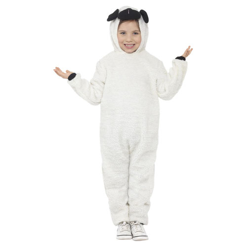 Sheep Fancy Dress Costume Kids Unisex Small - Age 4-6 Product Gallery Image