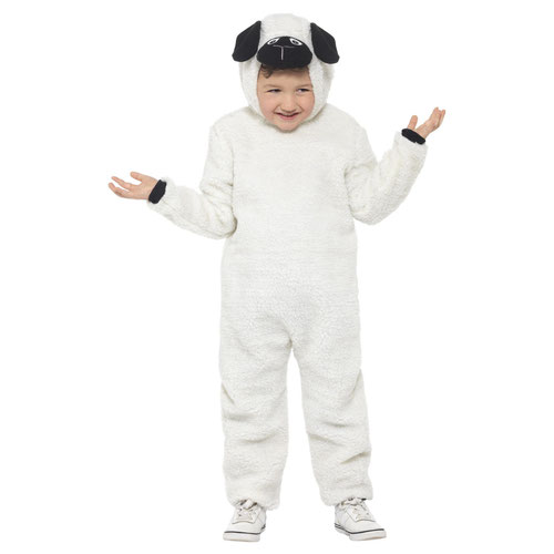 Sheep Fancy Dress Costume Kids Unisex Small - Age 4-6 Product Gallery Image