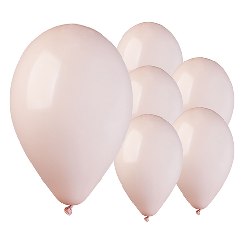 Shell Cream Bio Latex Balloons 33cm / 13 in - Pack of 10 Product Gallery Image