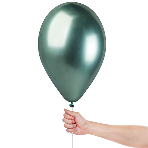 Shiny Green Bio Latex Balloons 33cm / 13 in - Pack of 6 Product Gallery Image