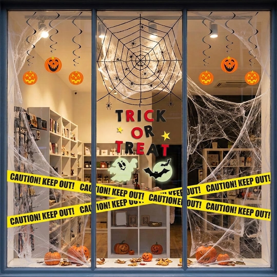 Shop Window Halloween Decorating Kit