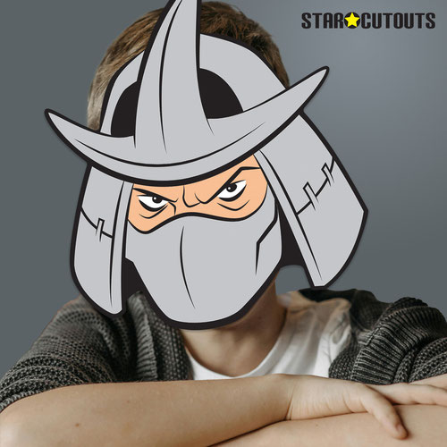 Shredder Teenage Mutant Ninja Turtles Cardboard Face Mask Product Gallery Image