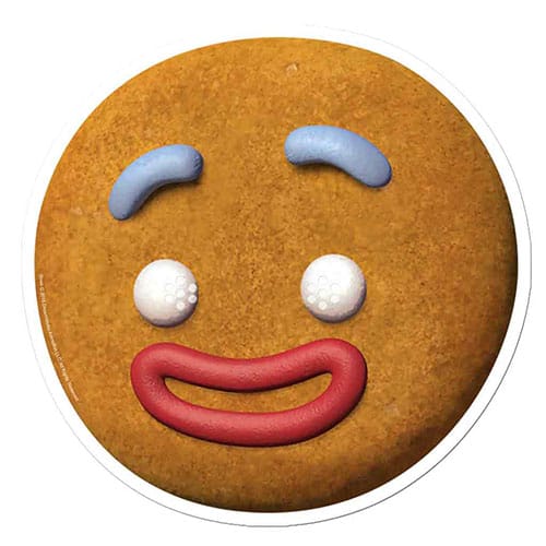 Shrek Gingy Cardboard Face Mask Product Image