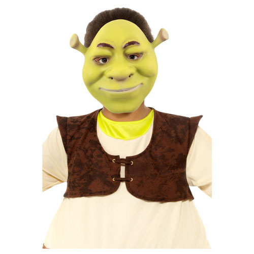 Shrek Unisex Fancy Dress Face Mask Product Image