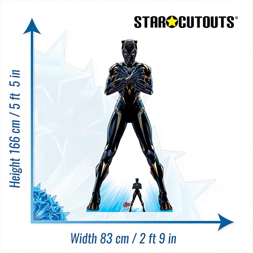 Shuri Black Panther Comic Book Marvel Disney Lifesize Cardboard Cutout 166cm Product Gallery Image